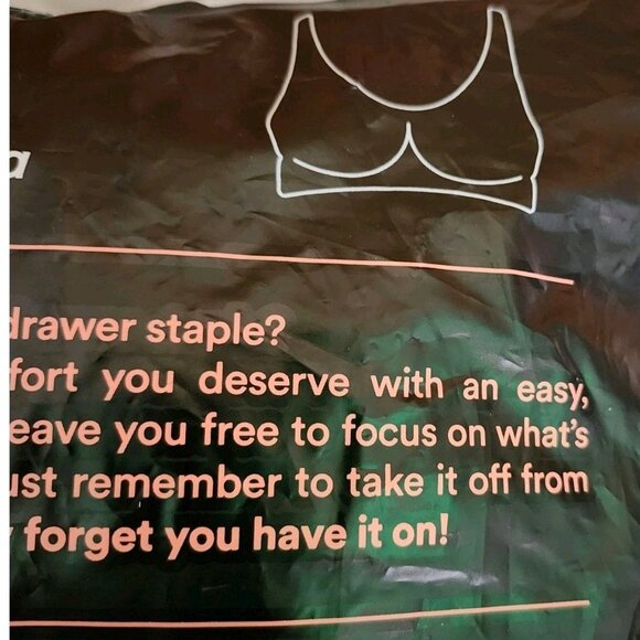 NWT Truekind Daily Comfort Wirefree Shaper Bra Size XL Beige Shapermint - Picture 5 of 9